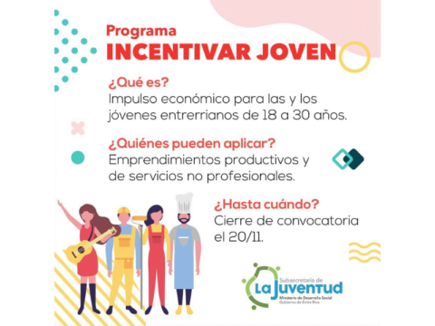 Está abierta la inscripción al programa «Incentivar Joven»