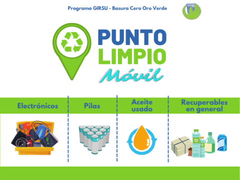 Habrá Puntos Limpios móviles para acercar residuos electrónicos, aceite usado y recuperables
