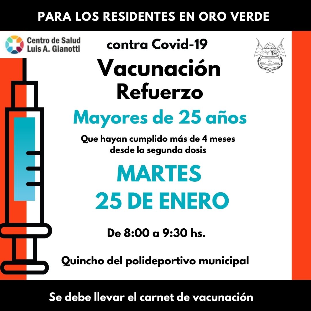 vacunación 25 -1-2022