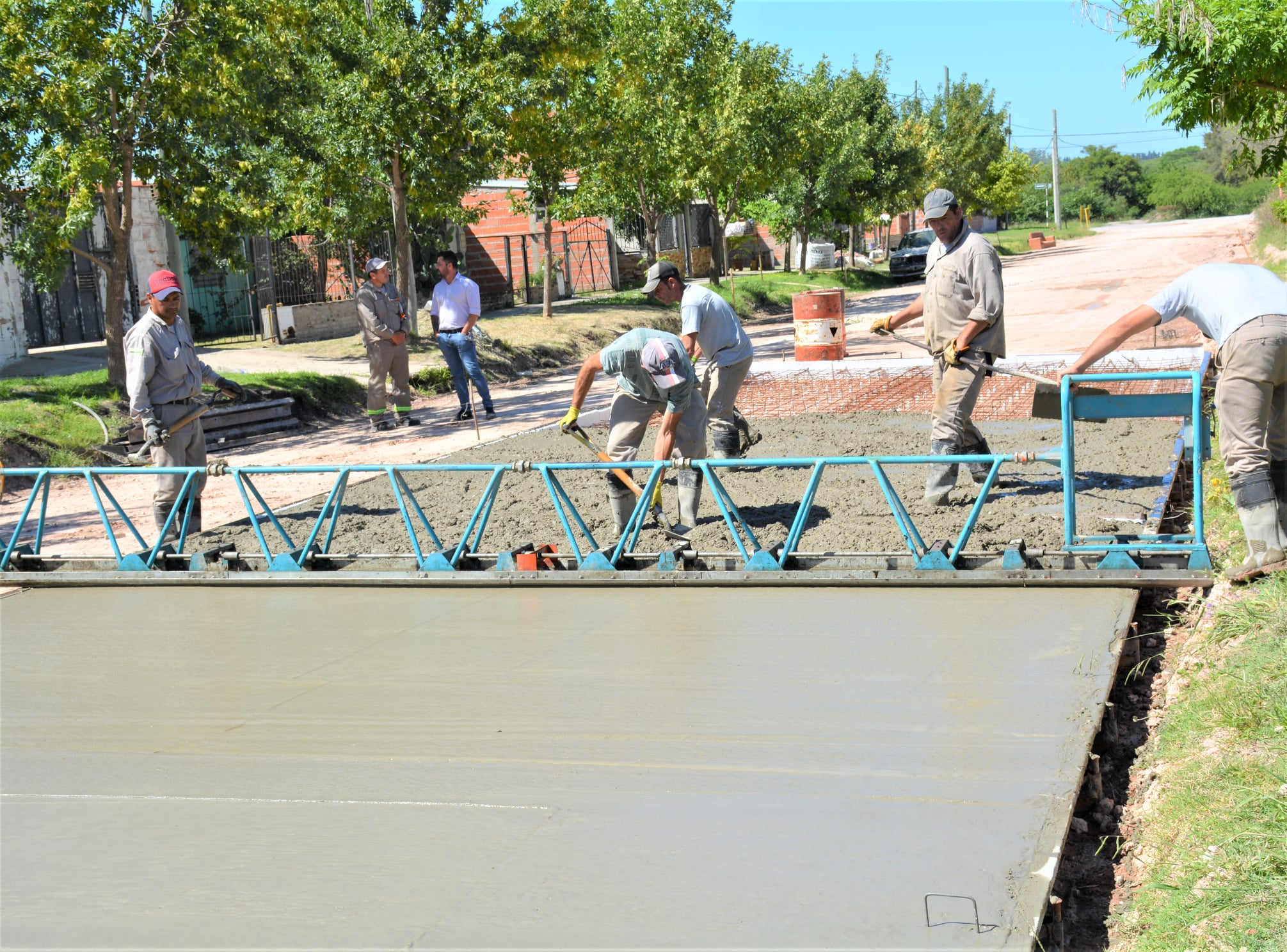 Obra- calle Los Chingolos (1)