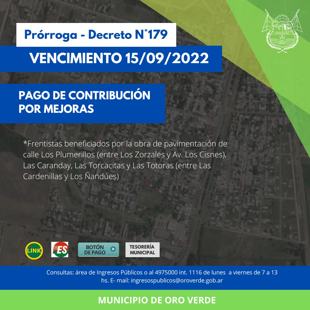 Contribución por mejoras
