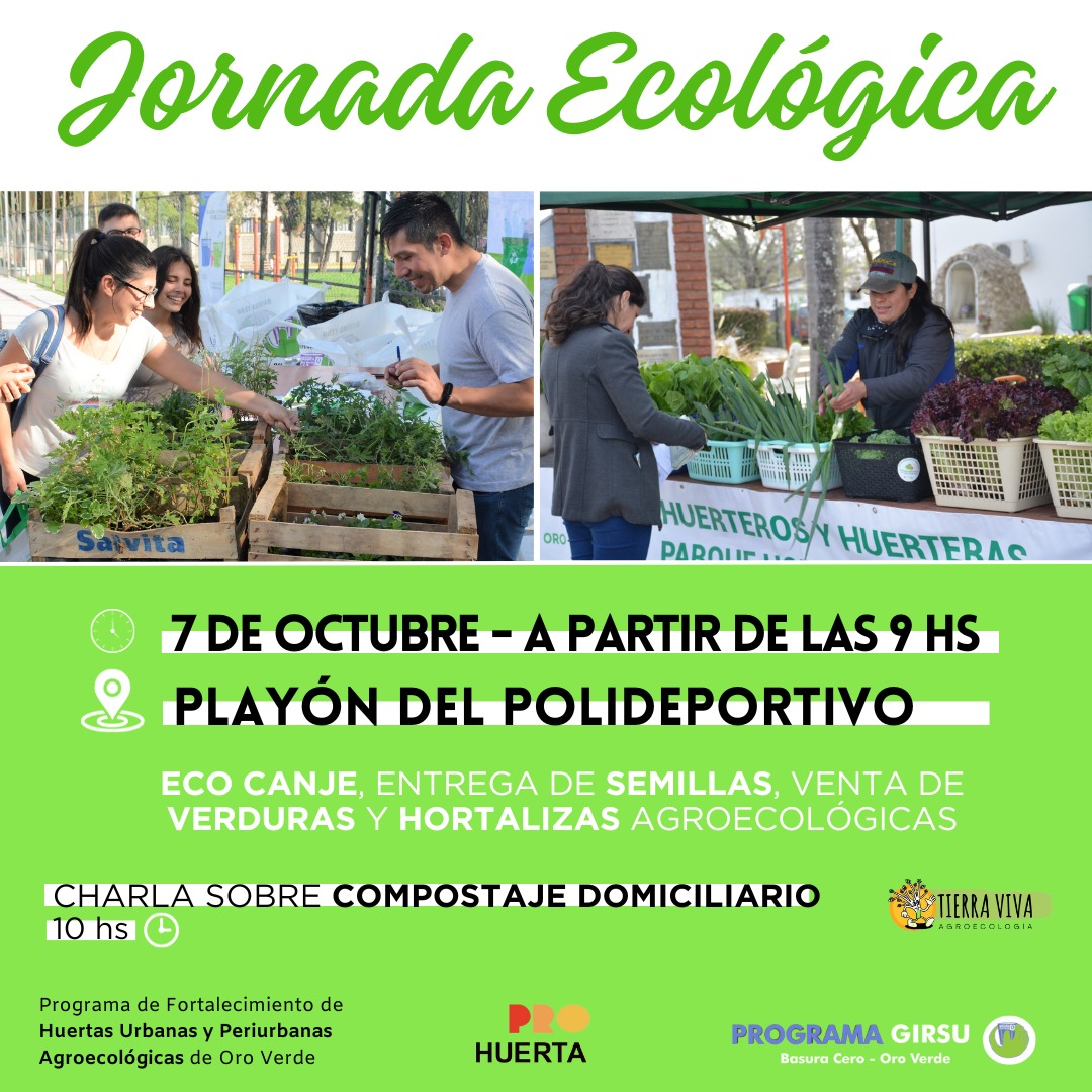 Jornada ecológica en el polideportivo municipal