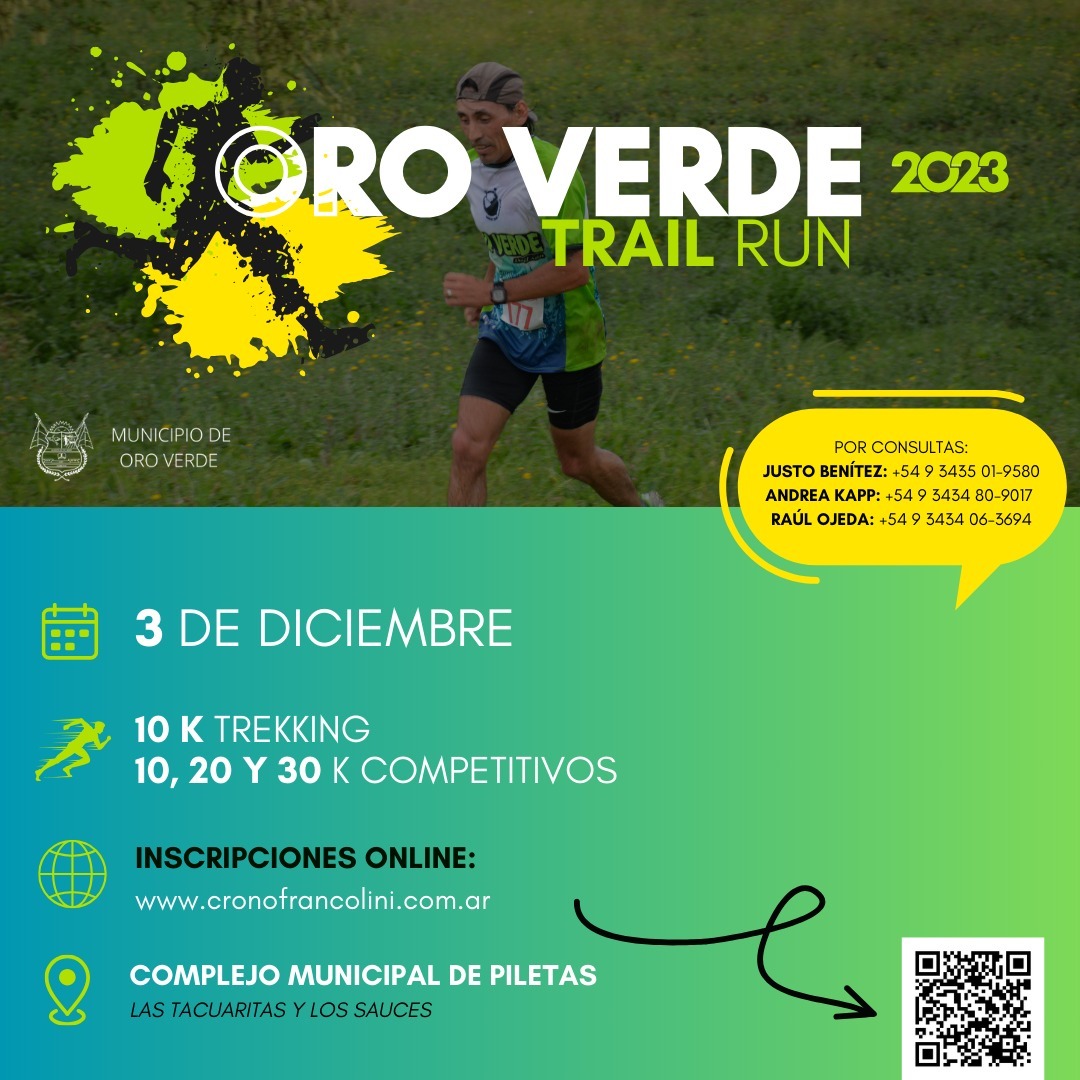 Se acerca una nueva edición de oro verde trail run