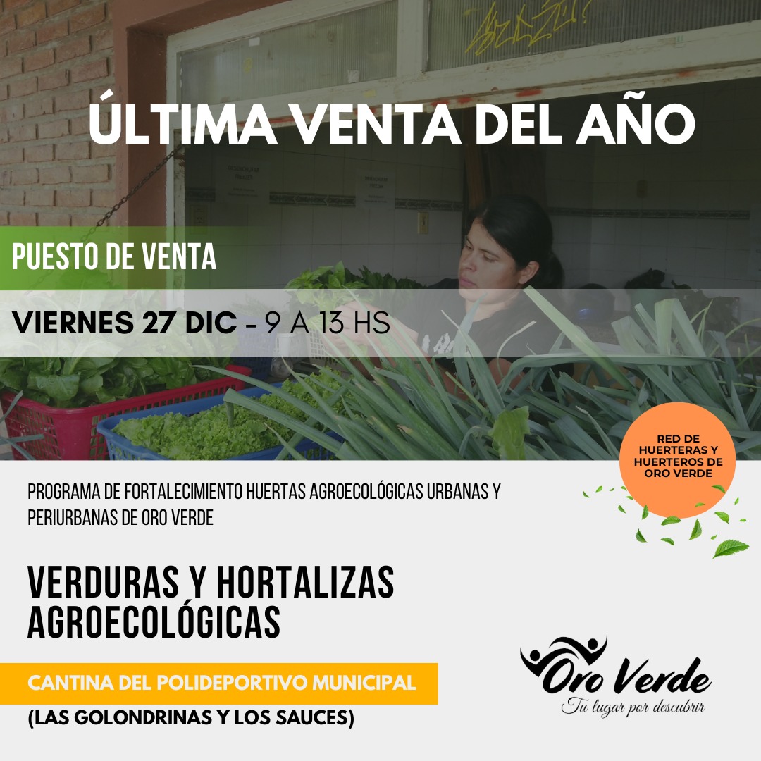 Venta de verduras agroecológicas
