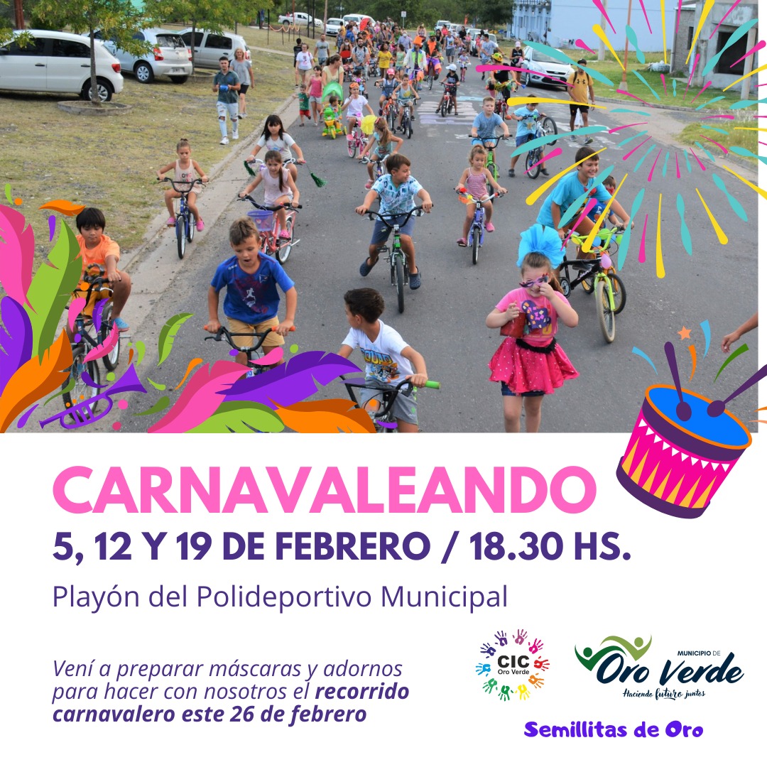 Nos preparamos en familia para disfrutar del carnaval