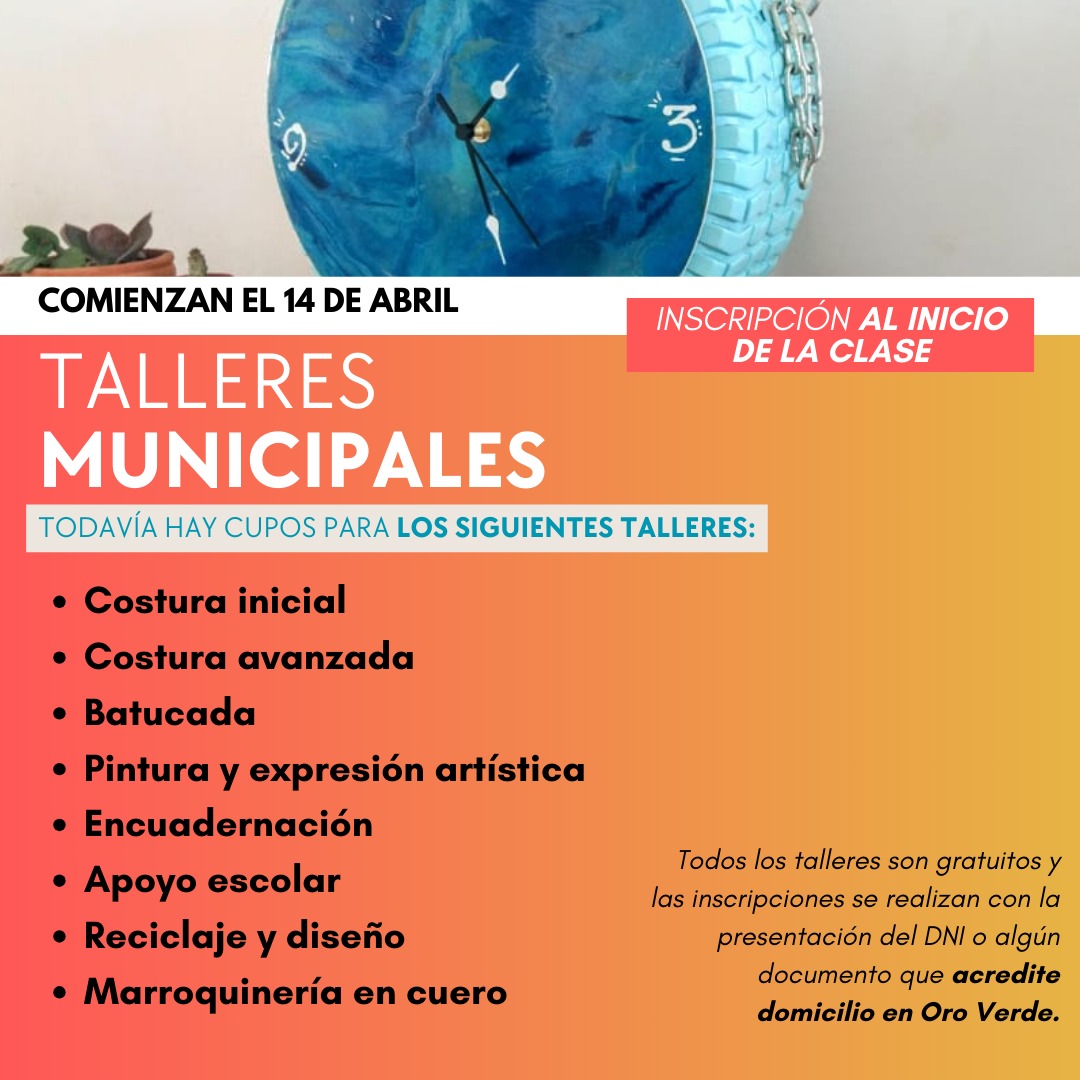 talleres disponibles