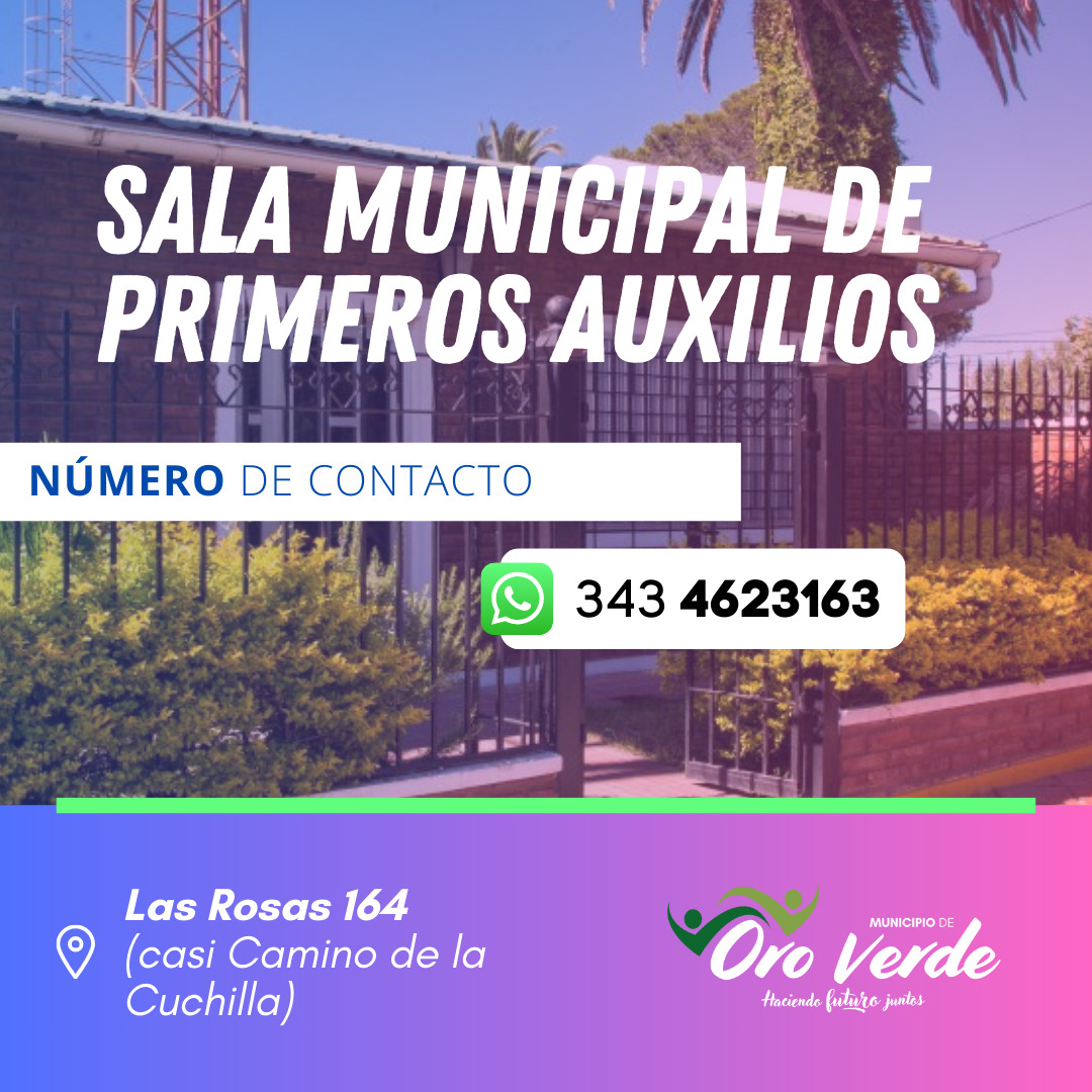 Servicios de la Sala Municipal de Primeros Auxilios Crisólogo Larralde