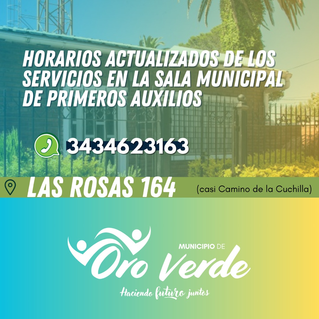 Servicios de la Sala Municipal de Primeros Auxilios Crisólogo Larralde