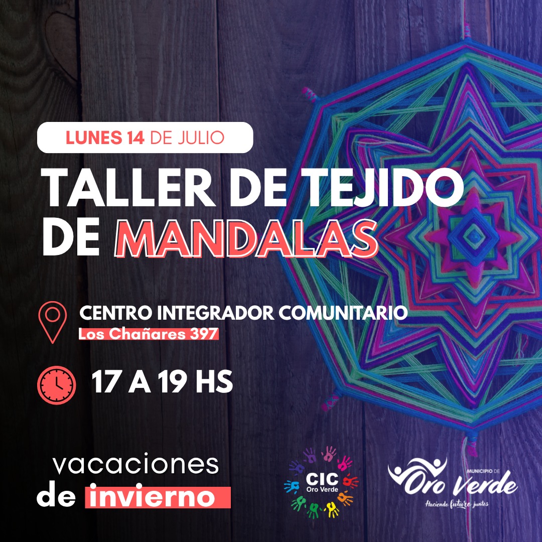 Vacaciones de invierno: actividades del 14 al 18 de julio
