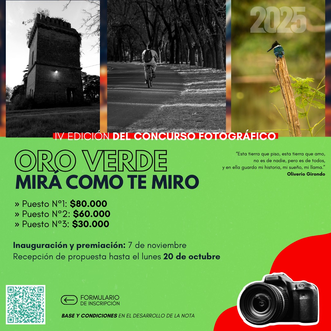 Lanzamiento del Concurso Fotográfico “Oro Verde, mirá cómo te miro”