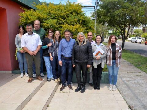 El ministro de Salud Daniel Blanzaco visitó el Centro de Salud Luis A. Gianotti