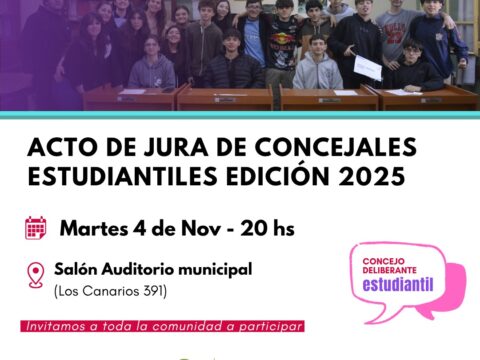 Acto de Jura de concejales estudiantiles edición 2025