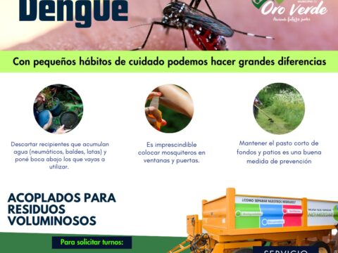 Recomendaciones para la prevención del dengue