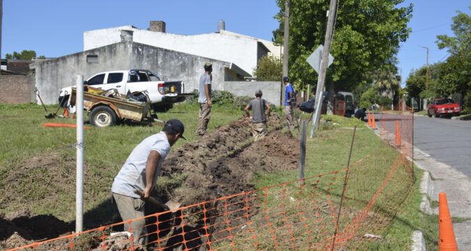 Extienden la red de gas en más de 1.800 metros en diferentes calles