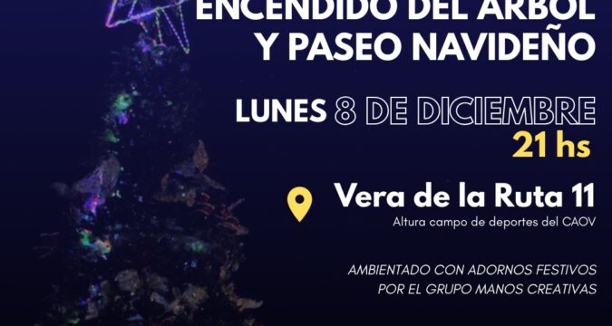 Oro Verde enciende su árbol sustentable y Paseo Navideño