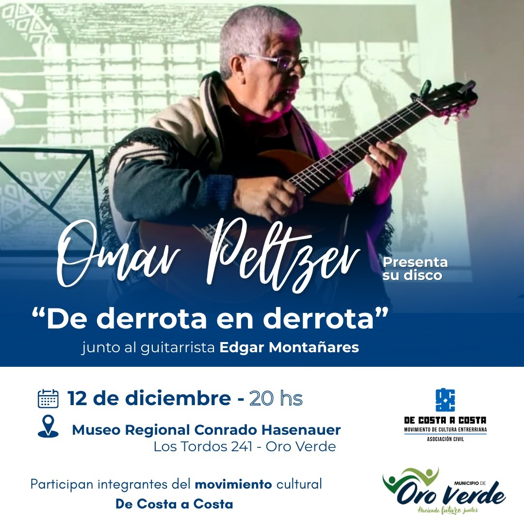 Presentación del disco “De derrota en derrota” de Omar Peltzer