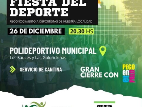 Se viene una nueva edición de la Fiesta del Deporte