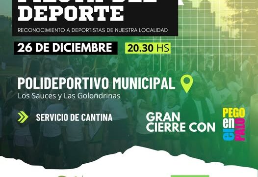 Los esperamos hoy para disfrutar de una nueva edición de la Fiesta del Deporte