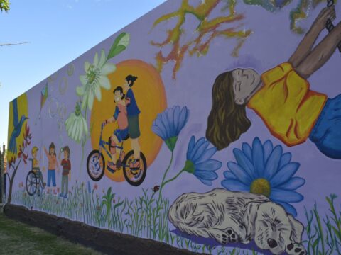 El viernes pasado inauguramos el mural “Tiempo de jugar”