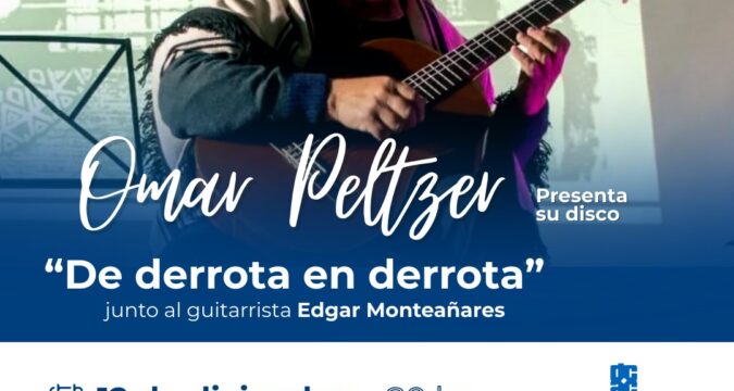Presentación del disco “De derrota en derrota” de Omar Peltzer