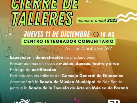 Cierre de talleres municipales con muestra anual