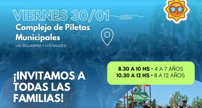 ¡Se viene la Fiesta del Agua!