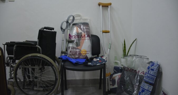 Préstamo del material ortopédico