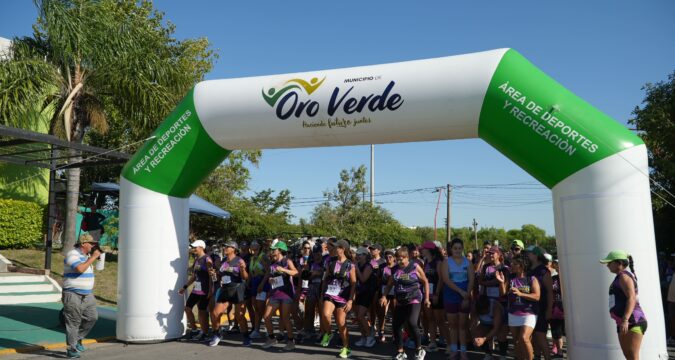Oro Verde vivió la novena edición de la Maratón de la Mujer