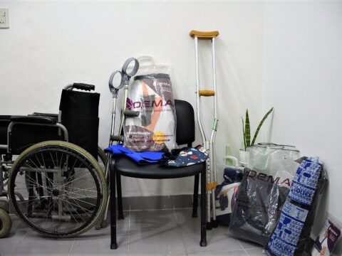 Préstamo del material ortopédico