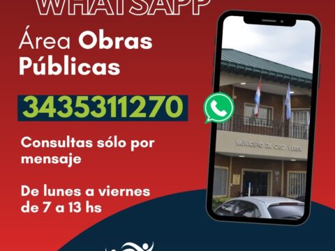 Nuevo número del Área de Obras Públicas