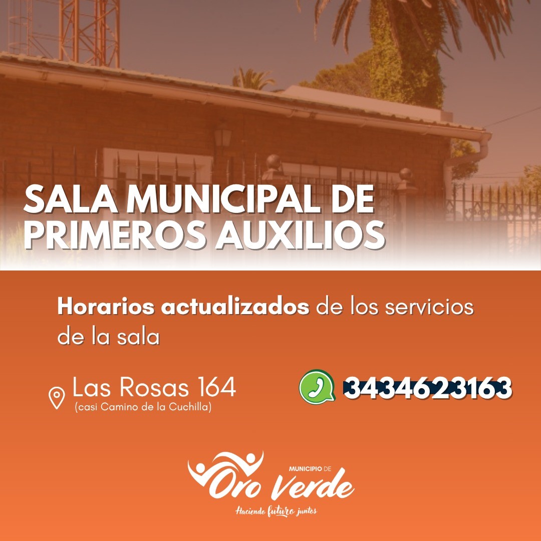 Servicios de la Sala Municipal de Primeros Auxilios Crisólogo Larralde