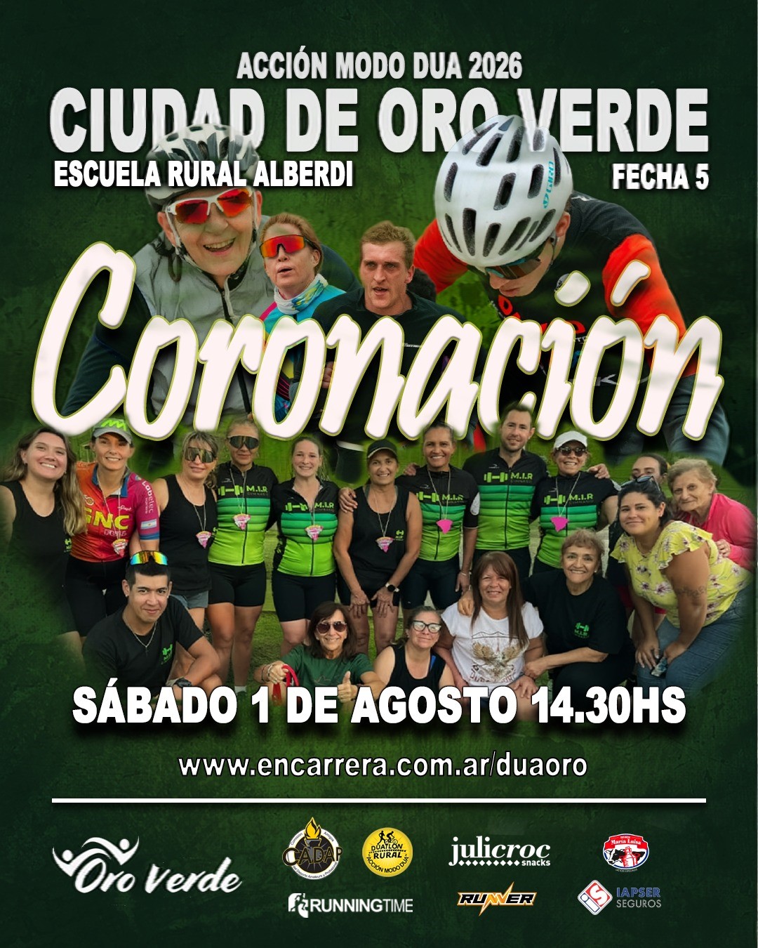 En agosto llega el Duatlón Rural a Oro Verde