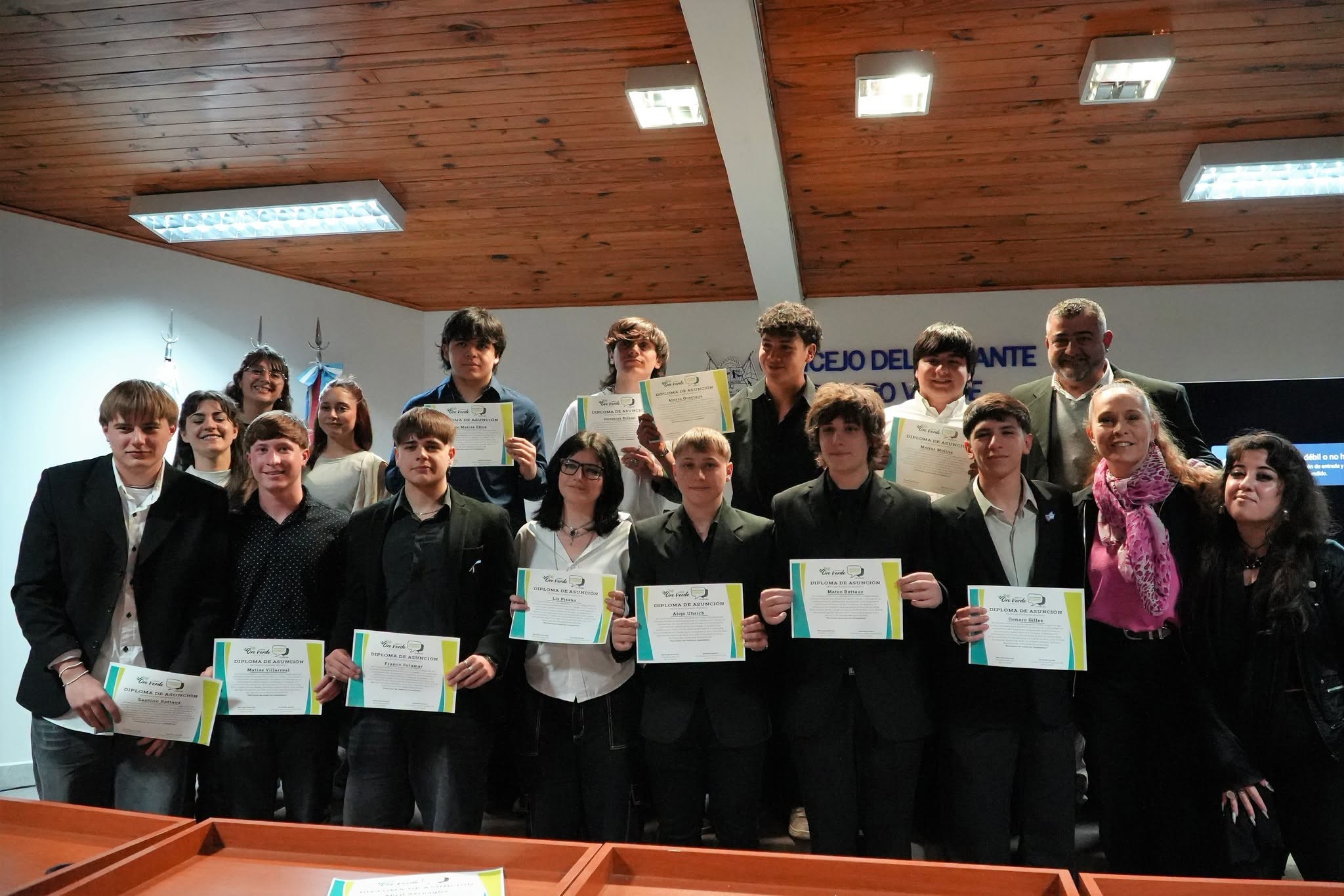 Jóvenes de la localidad asumieron como concejales estudiantiles