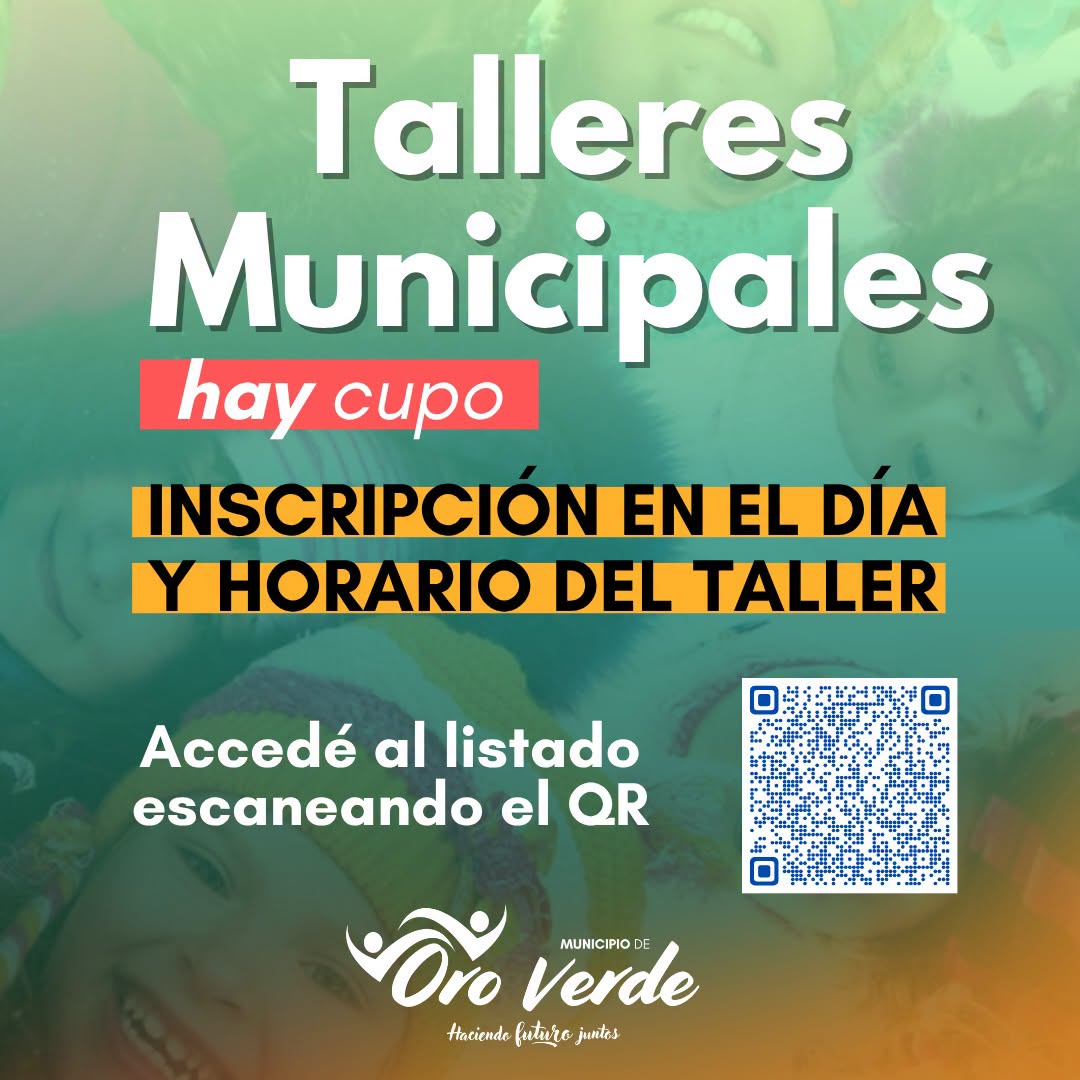 Hay cupo en los talleres municipales