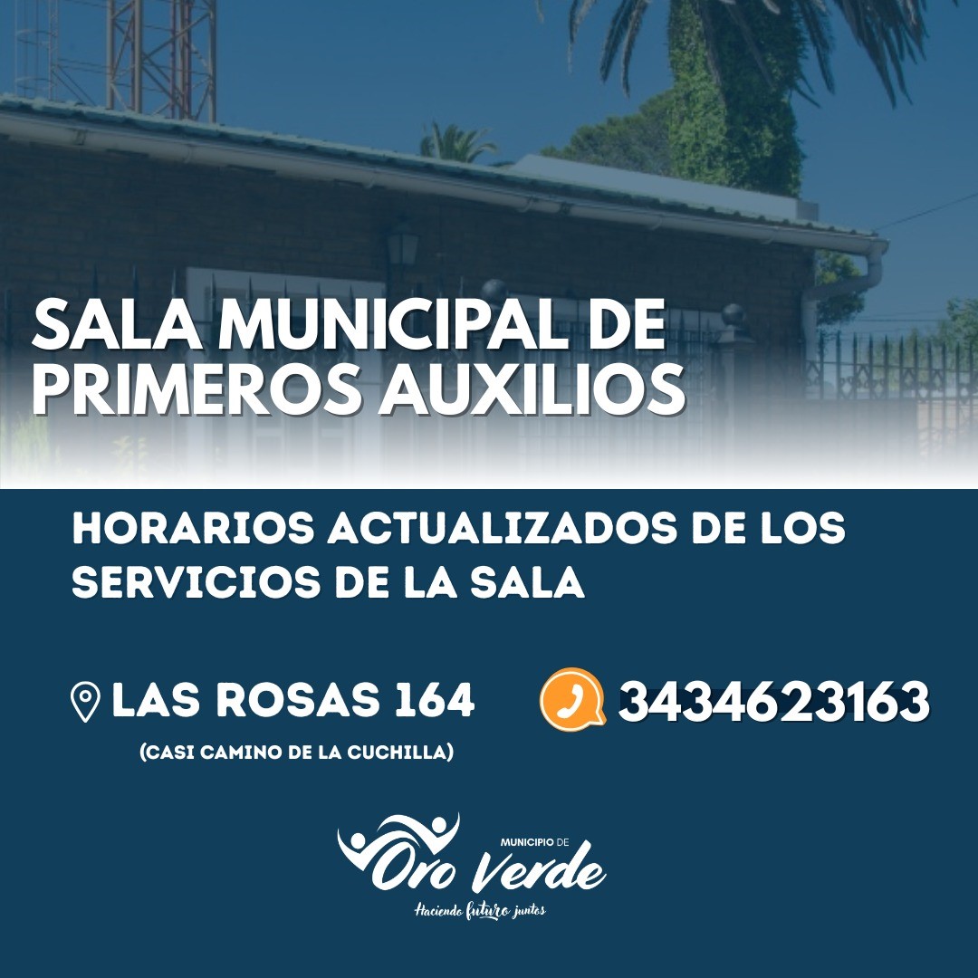 Servicios de la Sala Municipal de Primeros Auxilios Crisólogo Larralde