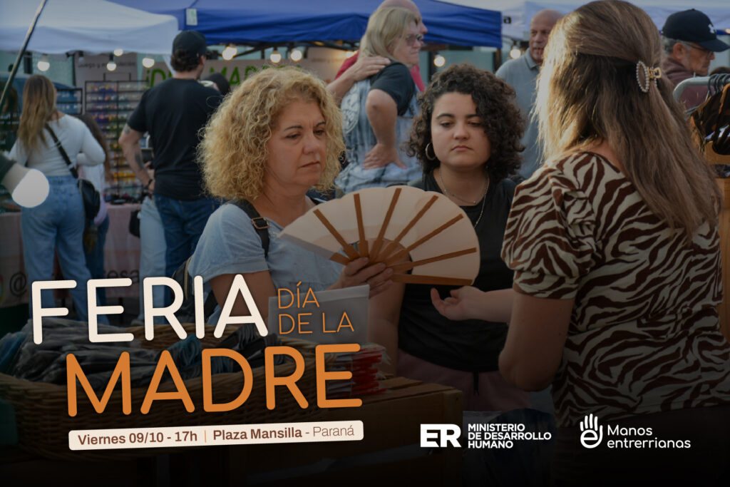 Una nueva Feria de Manos Entrerrianas invita a elegir regalos para el Día de la Madre