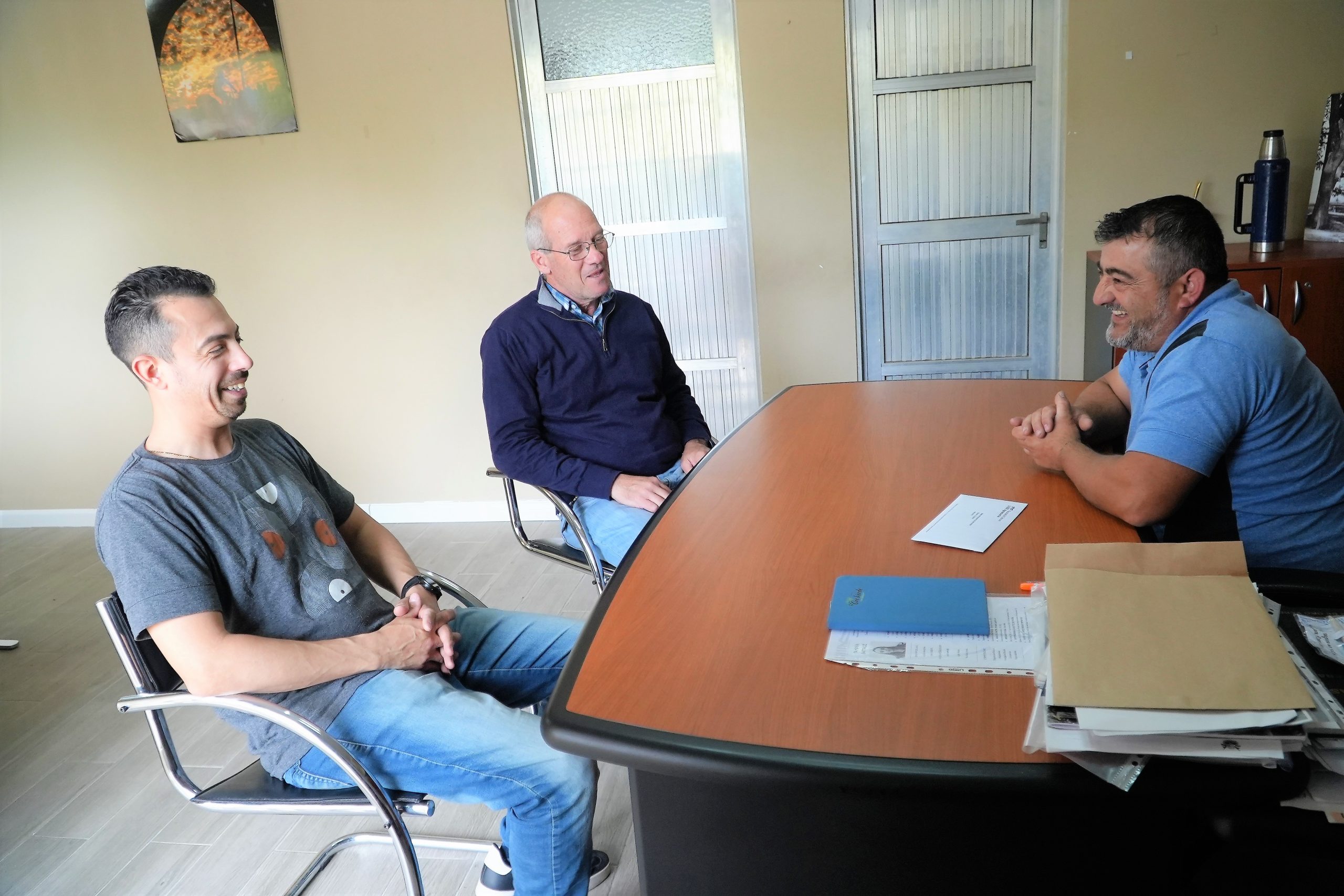 Clement se reunió con el decano de la Facultad de Ciencias Agropecuarias