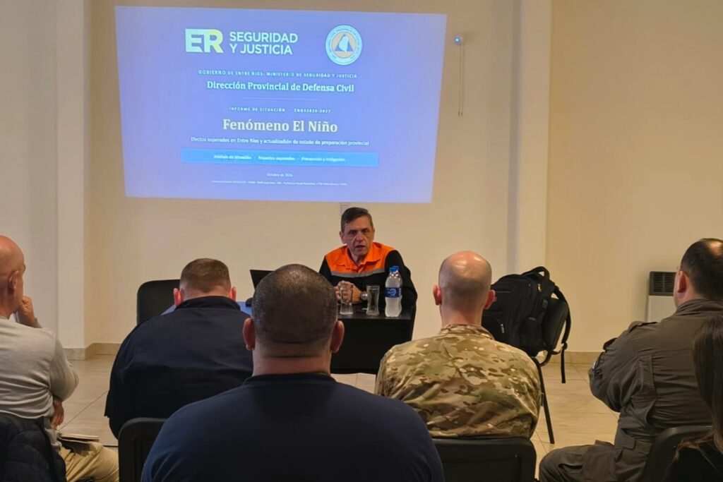 Defensa Civil de Entre Ríos coordinó acciones preventivas con municipios de Gualeguay y Gualeguaychú
