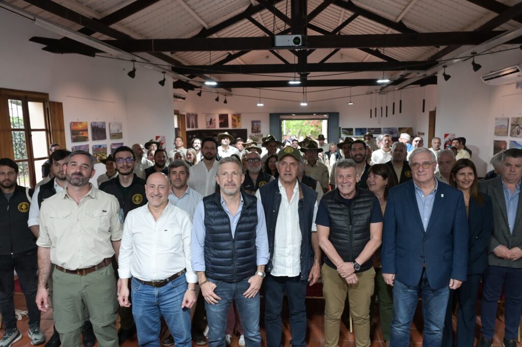Frigerio y Scioli participaron de un encuentro de Parques Nacionales en El Palmar